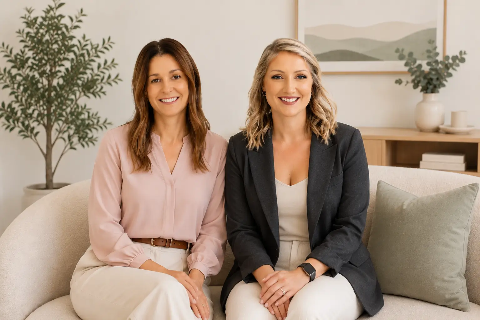 Claire and Renee, founders of Discover Your Health